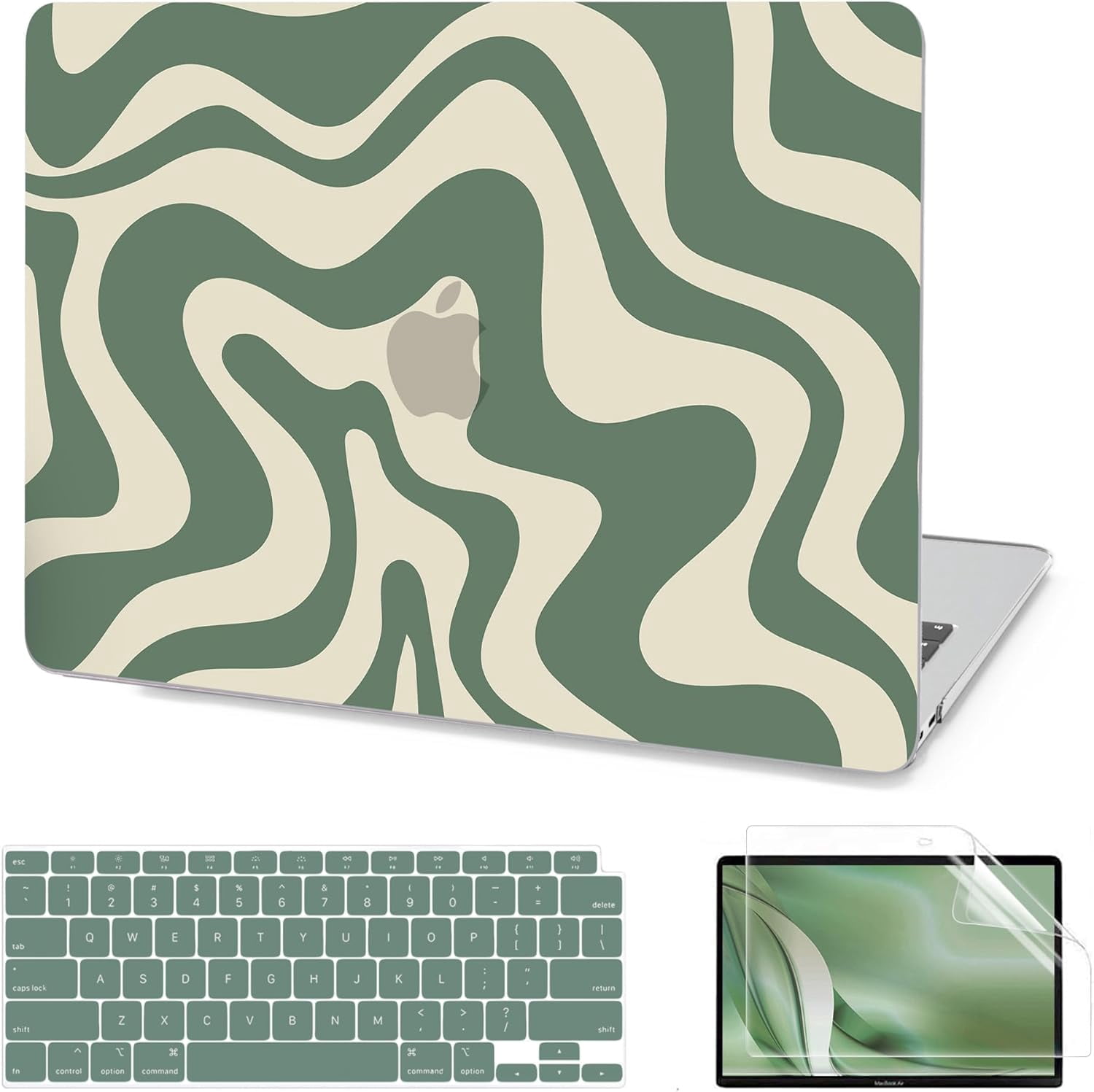 Compatible with MacBook Air 13 Inch Case M1 2022 2021 2020 2019 2018 ...