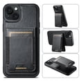 thumbnail image 1 of Compatible for Mag-Safe for iPhone 13 Wallet Case, Detachable PU Leather Wallet Case with Flip Card Holder, Stand Protective Phone Cover for Men Women Support Magnetic Car Mount, Black, 1 of 6