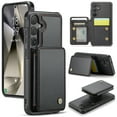 thumbnail image 1 of Compatible with MagSafe for Samsung Galaxy A36 5G Wallet Case, PU Leather RFID Blocking 2 in 1 Detachable Magnetic Card Holder Back Flip Kickstand Shockproof Phone Case for Women Men,Black, 1 of 11