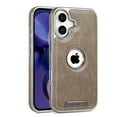 thumbnail image 1 of Compatible with MagSafe for iPhone 13 Pro Max Case Leather, Classic Elegant PU Slim Fit Rugged Non-Slip Grip Camera Lens Raised Drop Protection Magnetic Cover Phone Case for iPhone 13 Pro Max,Gray, 1 of 10
