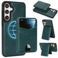 thumbnail image 1 of Compatible with Magsafe 2 in 1 Detachable for Samsung Galaxy S24 Plus Wallet Case with Card Holder Women Men, Magnetic PU Leather RFID Blocking Flip Kickstand Credit Slots,for S24 Plus, Green, 1 of 11