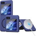 thumbnail image 1 of Compatible with Magsafe Case for Samsung Galaxy Z Flip 5 Case,Luxury Magnetic Case with Hinge Protection Non-Slip Anti-Scratches Slim Fit Protective Cover for Samsung Z Flip 5 Phone Cases Blue, 1 of 13