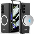 thumbnail image 1 of Compatible with Magsafe Case for Samsung Galaxy Z Fold 5 Case with Screen Protector,Magnetic All-Inclusive Shockproof Slim Samsung Z Fold 5 Case with Hinge Protector,Galaxy Z Fold 5 Cases Black, 1 of 7