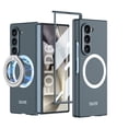 thumbnail image 1 of Compatible with Magsafe Case for Samsung Galaxy Z Fold 6 Case with Screen Protector, Detachable Ring Magnetic All-Inclusive Shockproof Slim Matte Case for Samsung Galaxy Z Fold 6 5G, Darkgreen, 1 of 8