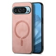 thumbnail image 1 of Compatible with Magsafe for Google Pixel 7 Pro Case, Luxury PU Leather Skin-Feel Magnetic Design Back Protective Phone Cover Case Support Car Mount Holder for Google Pixel 7 Pro, Pink, 1 of 10