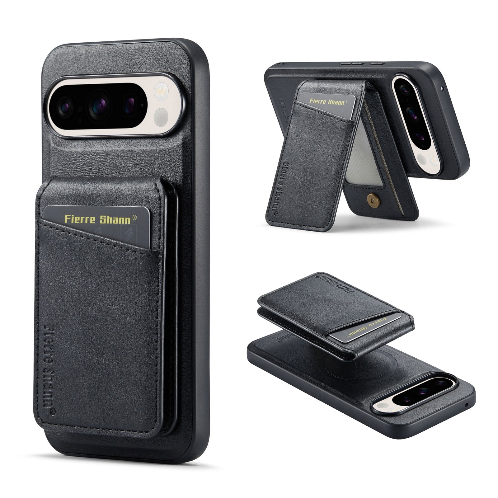 Compatible with Magsafe 2 in 1 Detachable Wallet Case with