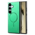 thumbnail image 1 of Compatible with Magsafe for Samsung Galaxy A35 Case, Luxury PU Leather Skin-Feel Magnetic Design Back Protective Phone Cover Case Support Car Mount Holder for Samsung Galaxy A35, Green, 1 of 10