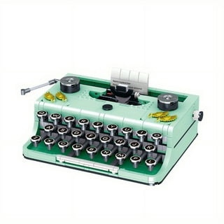 Cheefull Retro Typewriter Building Blocks Bricks Marking Machine Keyboard  66886 Kids Writing Machine Gift Toy Compatible