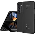 thumbnail image 1 of Compatible Mirror Case for Samsung Galaxy Z Fold 5 Case with Stand Black,Clear View Makeup Flip Electroplating Full Protective Leather Cover Shockproof Case for Samsung Galaxy Fold 5 Case 2023, 1 of 14