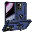 thumbnail image 1 of Compatible with Moto G Power (2025) Protective Case,Heavy Duty Shockproof Armor Phone Case with 360° Rotating Metal Ring Holder Kickstand Military Grade Protection Rugged Cover,Blue, 1 of 7