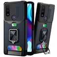 thumbnail image 1 of Compatible for Moto G Pure Case, Moto G Power 2022 Case Credit Card Insert Rugged ShockProof Drop Protection Phone Case with Magnetic Mount Plate Kickstand [Blue], 1 of 3