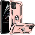 thumbnail image 1 of Compatible for Moto G Stylus 2021 Case with HD Screen Protector, [Military-Grade] Magnetic Ring Holder Kickstand Shockproof Protective Phone Case for Motorola Moto G Stylus 2021, Rose Gold, 1 of 13
