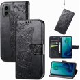 thumbnail image 1 of Compatible with Moto G Stylus 5G 2024 Case Wallet Leather Flip Case with Card Holder and Kickstand Magnetic Shockproof Protective Women Men Case for Moto G Stylus 5G 2024 Butterfly Black SD, 1 of 12