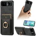 thumbnail image 1 of Compatible Moto Razr 2023 Case with Wallet,Motorola Razr 40 Case with Card Holder,PU Leather Thin Shockproof Cover Case for Motorola Razr 2023 Case Wallet Moto Razr 2023 Phone Case Ring Black, 1 of 14