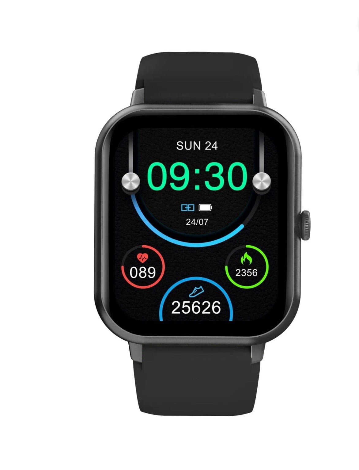 Compatible for Motorola Moto G (2026) Smart Watch with Voice Command for Men, Bluetooth Call, Health Monitor, Heart Rate Tracker, Waterproof, 7-Day Battery - Black