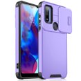 thumbnail image 1 of Compatible with Motorola Moto G 5G (2024) Phone Case, Camera Protection Cover with Slide Lens Cover,[Military Grade Drop Protection] Slim Shockproof Anti-fall Anti-scratch Non-slip Phone Case,Purple, 1 of 9