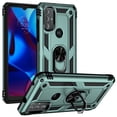 thumbnail image 1 of Compatible with Motorola Moto G Power 2022 Case Built-in 360 Ring Holder Kickstand, Extreme Protection Military Armor Magnetic Car Dual Layer Protective Heavy Duty Phone Cover,Darkgreen, 1 of 7