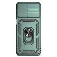 thumbnail image 1 of Compatible WIth Motorola Moto G Power (2025) Phone Case,Magnetic Rotatable Ring Holder Kickstand,With Sliding Camera Cover,Heavy Duty Shockproof Anti-fall Rugged Phone Case Cover,Darkgreen, 1 of 9