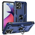 thumbnail image 1 of Compatible with Motorola Moto G Power 5G 2024 Case Built-in 360 Ring Holder Kickstand, Extreme Protection Military Armor Magnetic Car Dual Layer Protective Heavy Duty Phone Cover,Blue, 1 of 6