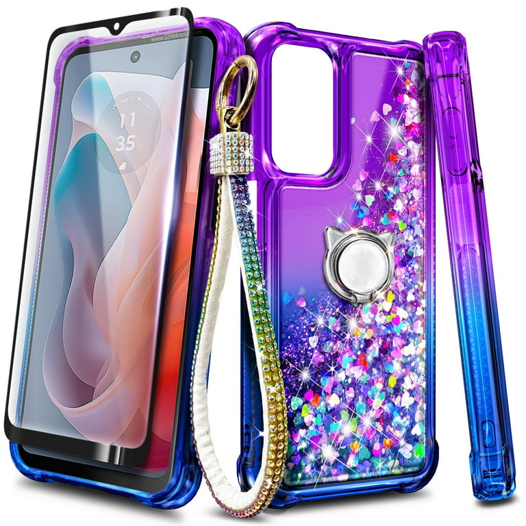 Compatible with Motorola Moto G Power 5G 2024 Case with Tempered