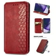 thumbnail image 1 of Compatible for Motorola Moto G Power 5G 2024 Wallet Case, Embossed Pattern PU Leather Magnetic Suction Flip Cover with Credit Card Holder Kickstand Anti-Scratch Shockproof Case, Red, 1 of 9