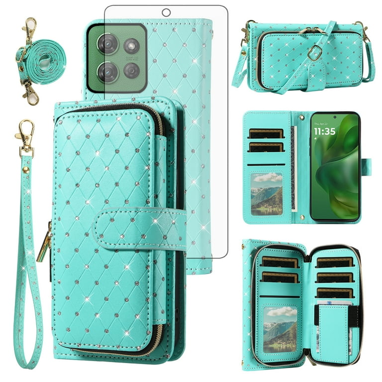 Compatible with Motorola Moto G Power/G Play 5G 2025 Wallet Phone