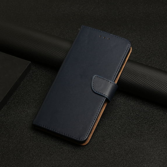 Compatible with Motorola Moto G Stylus 5G 2021 Vintage Wallet || Real Leather Wallet Phone Case || Genuine Leather with Viewing Stand & Card Holder || Magnetic Flip Folio Cover with Card Slot, Blue