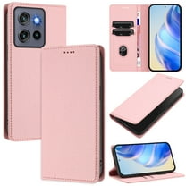 Compatible with Motorola Moto G Stylus 5G 2025 Wallet Case with RFID Blocking Credit Card Holder, PU Leather Flip Kickstand Protective Shockproof Cover Women Men for Moto G Stylus 5G 2025 - Pink