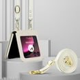 thumbnail image 1 of Compatible for Motorola Razr 60 / Motorola Razr 2025 Case with Card Slots, Shockproof Luxury PU Leather Crossbody Short Lanyard Cover Protective Strap Phone Case Wallet Case, White, 1 of 6