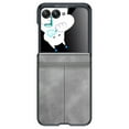 thumbnail image 1 of Compatible with Motorola Razr 60/Razr 2025/Razr 2024 Phone Case,Built-in Screen Protector,with Hinge Protection,PU Leather Shockproof Anti-Scratch Rugged Ultra Slim Thin Fit Phone Case,Gray, 1 of 9