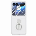 thumbnail image 1 of Compatible with Motorola Razr 60 Ultra Phone Case,Built-in Screen Protector,With Rotatable Contractile Ring Kickstand,Frosted Shockproof Anti-Scratch Ultra Slim Rugged Phone Case,White, 1 of 11