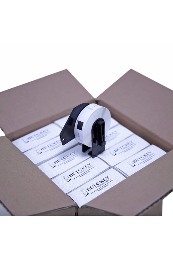 Compatible Multipurpose Labels Replacement for Brother DK-1204 (2/3" x 2-1/8"), Use with Brother QL Label Printers [20 Rolls/8000 Labels]
