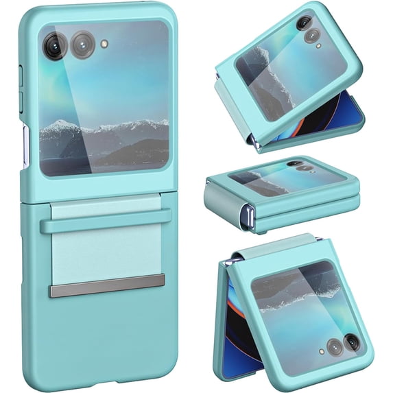 Compatible New Moto Razr Plus 2023 Case,Motorola Razr+ 2023 Case with Hinge Protection,Cute Heavy Duty Protective Phone Case for Motorola Razr Plus Phone Case Moto Razr 40 Ultra Case Cover Green