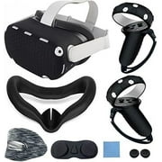 Generic Silicone Case Accessory for Oculus Quest 2, Black