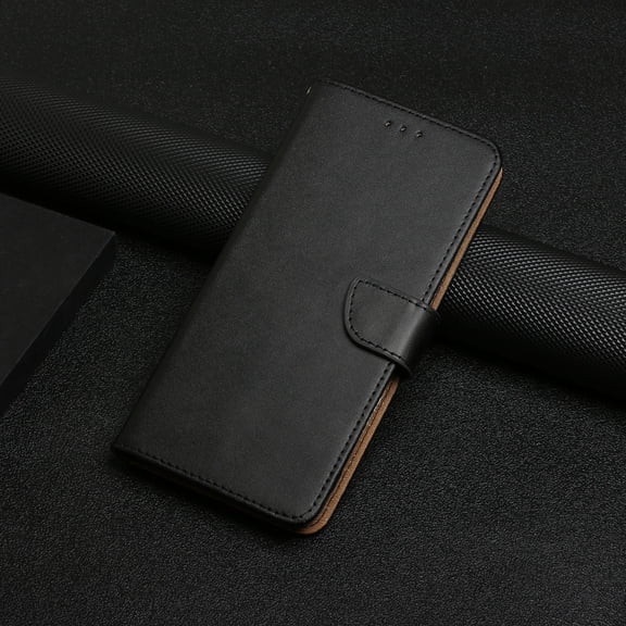 Compatible with OnePlus Nord CE 5G Vintage Wallet || Real Leather Wallet Phone Case || Genuine Leather with Viewing Stand & Card Holder || Magnetic Flip Folio Cover with Card Slot, Black