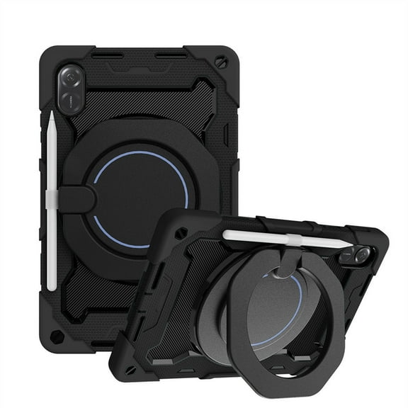Compatible with OnePlus Pad Tablet Case,3in1 Armor Heavy Shockproof Protective Rotundity Bracket with Shoulder Strap[Without Screen Protector&Pen] - A