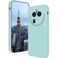 thumbnail image 1 of Compatible with Oppo Find X6 Pro Case Shockproof, Liquid Silicone Ultra Slim Protective Oppo Find X6 Pro Phone Case Anti-Scratch Soft Cover with Full Body Protection Cases (Light Cyan), 1 of 14