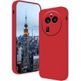 thumbnail image 1 of Compatible with Oppo Find X6 Pro Case Shockproof, Liquid Silicone Ultra Slim Protective Oppo Find X6 Pro Phone Case Anti-Scratch Soft Cover with Full Body Protection Cases (Red), 1 of 14