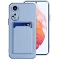 thumbnail image 1 of Compatible with Oppo Reno 8T 5G Case with Card Holder Shockproof Oppo Reno 8T 5G Phone Case for Women Men Soft Silicone TPU Bumper Protective Case (Grey), 1 of 12