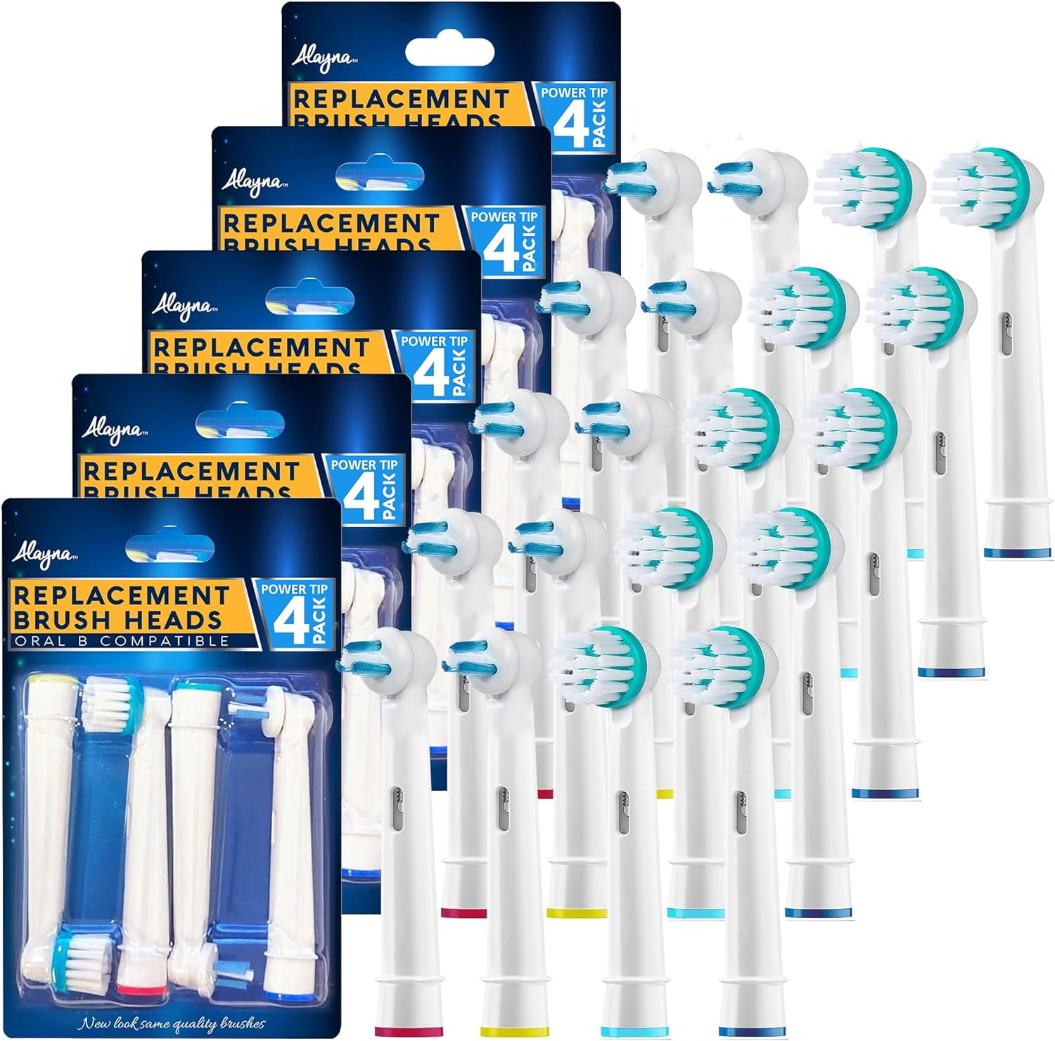 Compatible OralB Electric Toothbrush Ortho and Power Tip Bristle