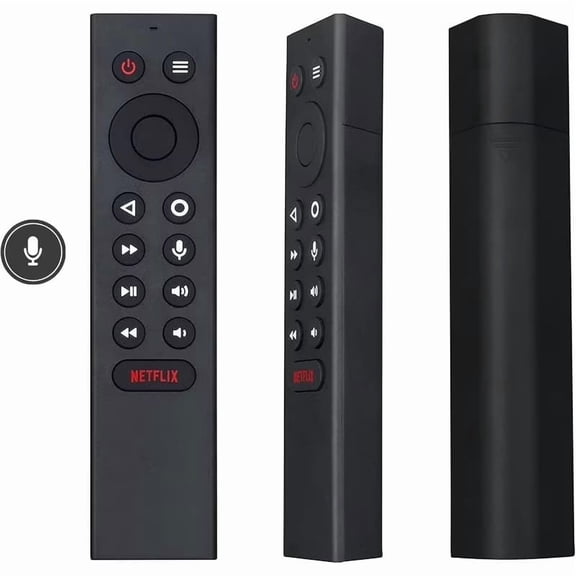 Compatible with The P3700 Voice Remote for Shield Android TV and Shield Android TV Pro 4K HDR Media Players; Features A Customizable Menu Button and IR Functionality