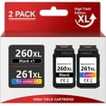 Canon PG260XL & CL261XL Ink Cartridge for PIXMA Printers TS5300