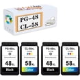 thumbnail image 1 of Compatible PG-48 CL-58 PG48 CL58 Ink Cartridges Replacement for Canon E408 E488 E478 E468 E418 Printers, 1 of 7