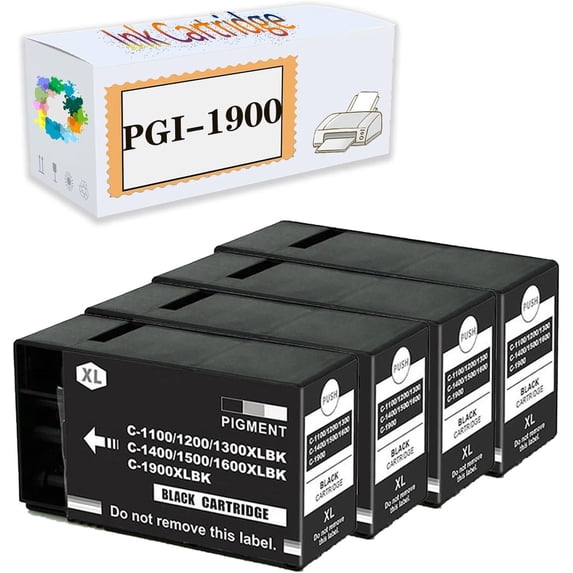 Compatible PGI-1900 PGI1900 38ML Ink Cartridges Replacement for Canon MB2090 MB2390 Printers
