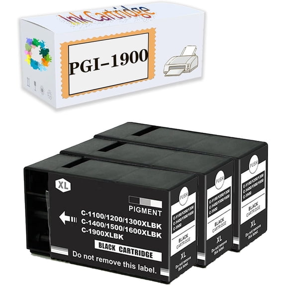 Compatible PGI-1900 PGI1900 38ML Ink Cartridges Replacement for Canon MB2090 MB2390 Printers