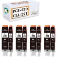 thumbnail image 1 of Compatible PGI-270 CLI-271 25ML Ink Cartridges Replacement for Canon MG5720 MG5721 Black Silver MG5722 White Silver MG6820 MG6821 Black Silver MG6822 MG7720 Printers, 1 of 7