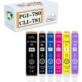 thumbnail image 1 of Compatible PGI-780 CLI-781 25ML Ink Cartridges Replacement for Canon TR8570 TS9170 TS8170 TS707 TS8270 Printers, 1 of 7