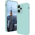 thumbnail image 1 of Compatible with Poco F5 Case for Women Men, Ultra Slim Xiaomi Poco F5 Phone Case Silicone Liquid Soft Shockproof Anti-Scratch Protective Cases (Light Cyan), 1 of 14