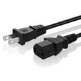 thumbnail image 1 of Compatible Power Cord US 3-Prong for Microsoft Xbox Console, 1 of 5