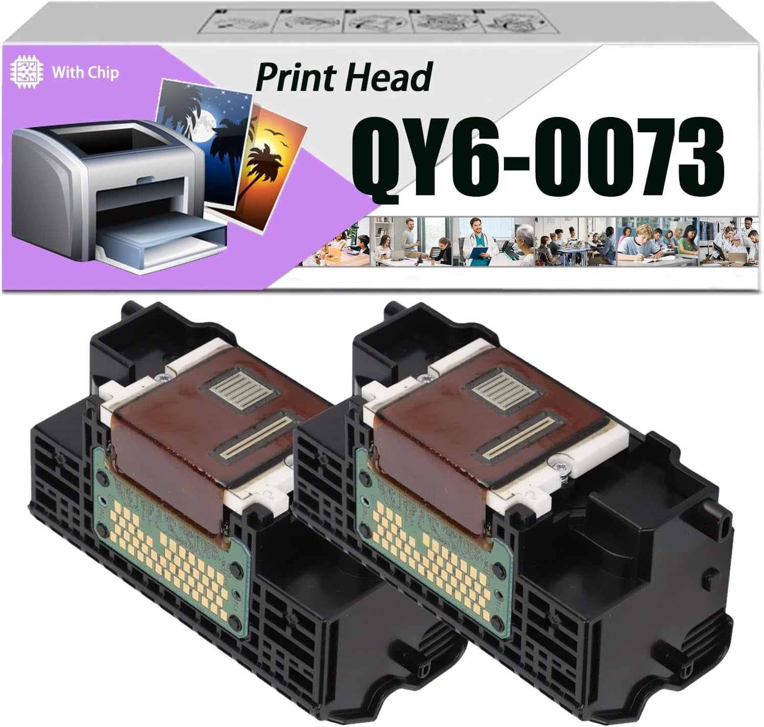 Printer Printkop, Vervangende Kleurrijke Printkop voor Canon Ip3600 Ip3680 Mx860 Mx868 Mx870 Mx878 Mg5140 Mg5180 Mg5150 Mp540 Mp560 Mp568 Printkop Vervangende Onderdelen met Beschermkap